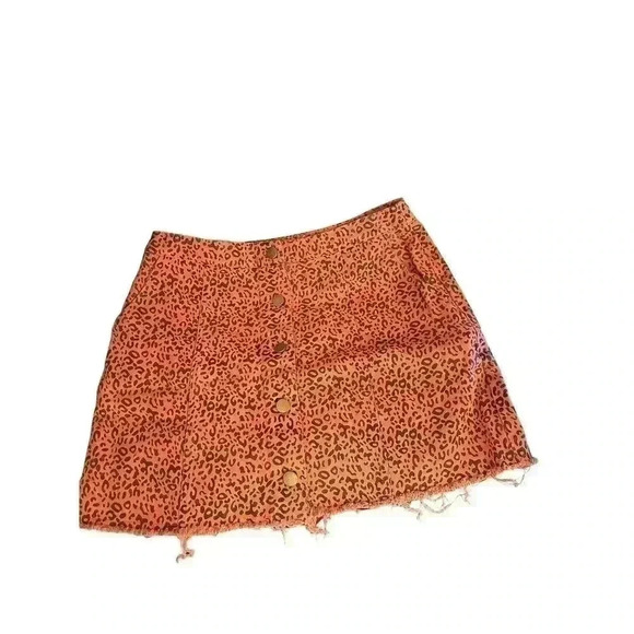 IDEM DITTO Dresses & Skirts - IDEM DITTO ANIMAL PRINT LIGHT ORANGE SKIRT SIZE LARGE